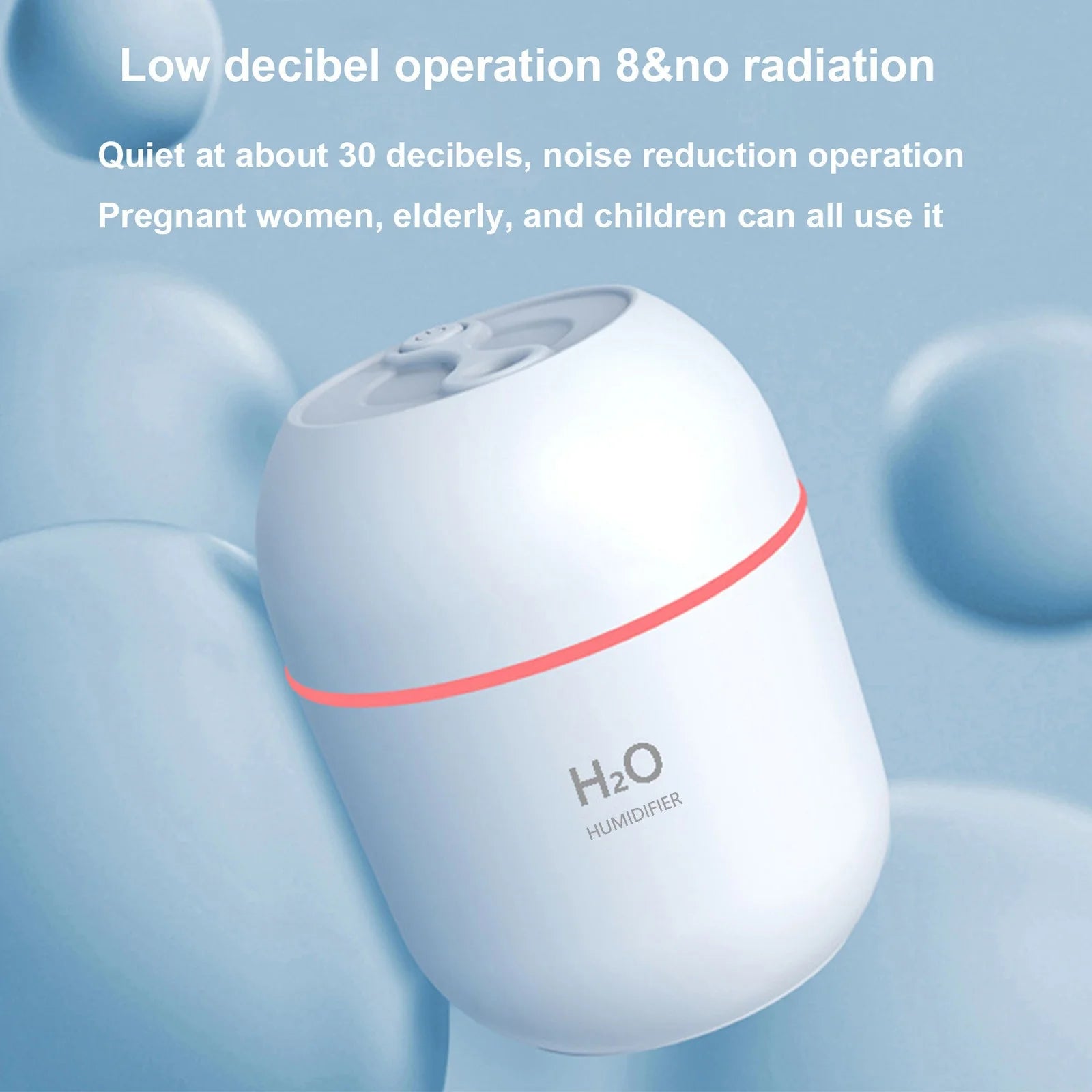 ¡Liquidación! Humidificador Recargable Por Usb Humidificador Para Hogar Oficina Escritorio Humidificador Dormitorio Medidor De Hidratación Humidificador Portátil