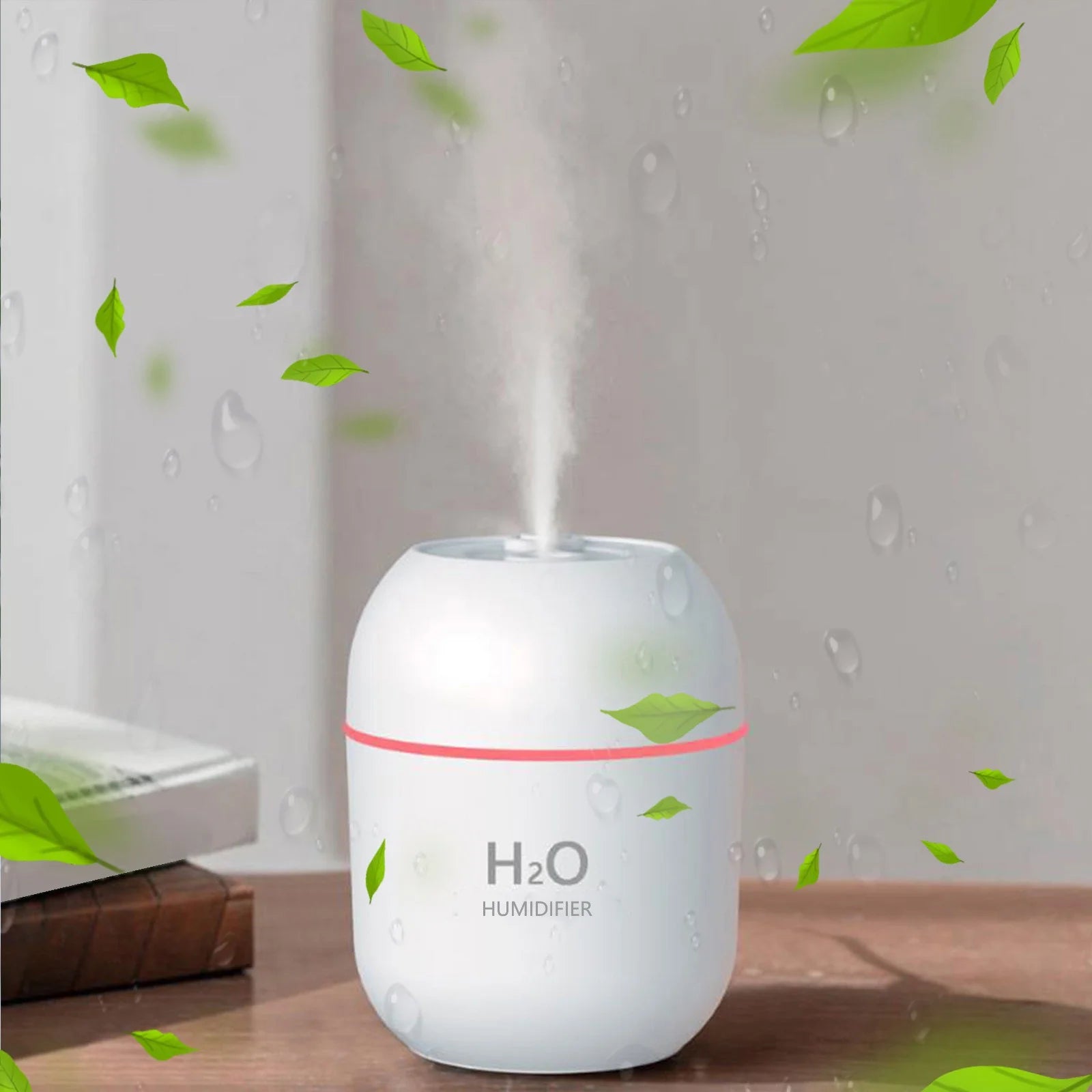 ¡Liquidación! Humidificador Recargable Por Usb Humidificador Para Hogar Oficina Escritorio Humidificador Dormitorio Medidor De Hidratación Humidificador Portátil
