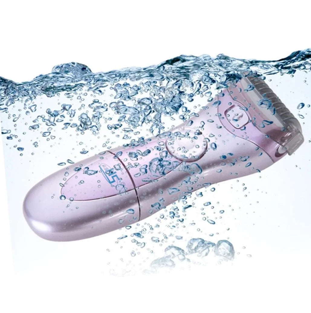 1Pza De Afeitadora Eléctrica Para Mujer, Afeitadoras Eléctricas Para Bikini Húmedo Y Seco, Afeitadora Facial Indolora Para Mujer, Removedor De Vello Corporal Para Piernas Y Axilas, Recortadora Personal Portátil E Impermeable