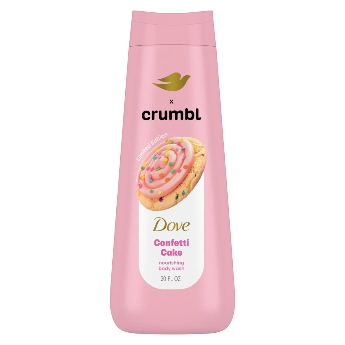 Crumbl Edición Limitada Gel De Baño Confetti Cake, 20 Fl Oz