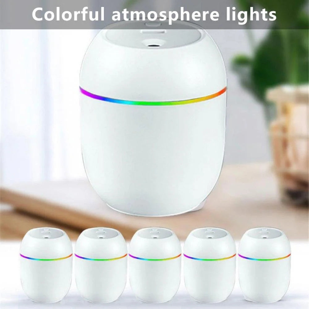 Humidificador Ultrasónico De Niebla Cálida Y Fría Con Luces LED - Humidificadores De Aire Para Dormitorio / Vaporizador Para Dormitorio De Bebés Y Niños, Humidificador De Aroma Para Habitaciones Grandes