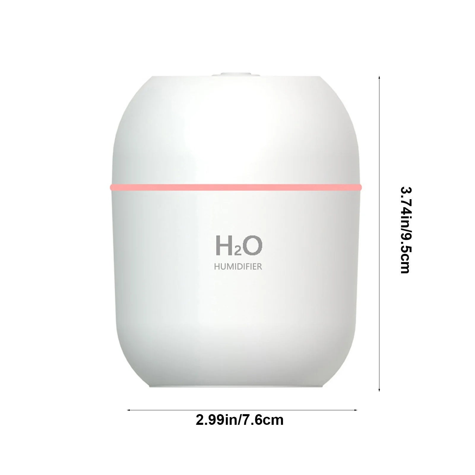 ¡Liquidación! Humidificador Recargable Por Usb Humidificador Para Hogar Oficina Escritorio Humidificador Dormitorio Medidor De Hidratación Humidificador Portátil