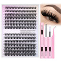 9-16mm DIY Lash Extension Kit: 280pcs Lash Clusters [Bond & Seal, Tweezers]