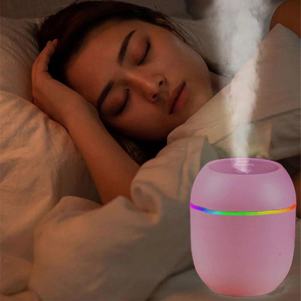 Humidificador Ultrasónico De Niebla Cálida Y Fría Con Luces LED - Humidificadores De Aire Para Dormitorio / Vaporizador Para Dormitorio De Bebés Y Niños, Humidificador De Aroma Para Habitaciones Grandes