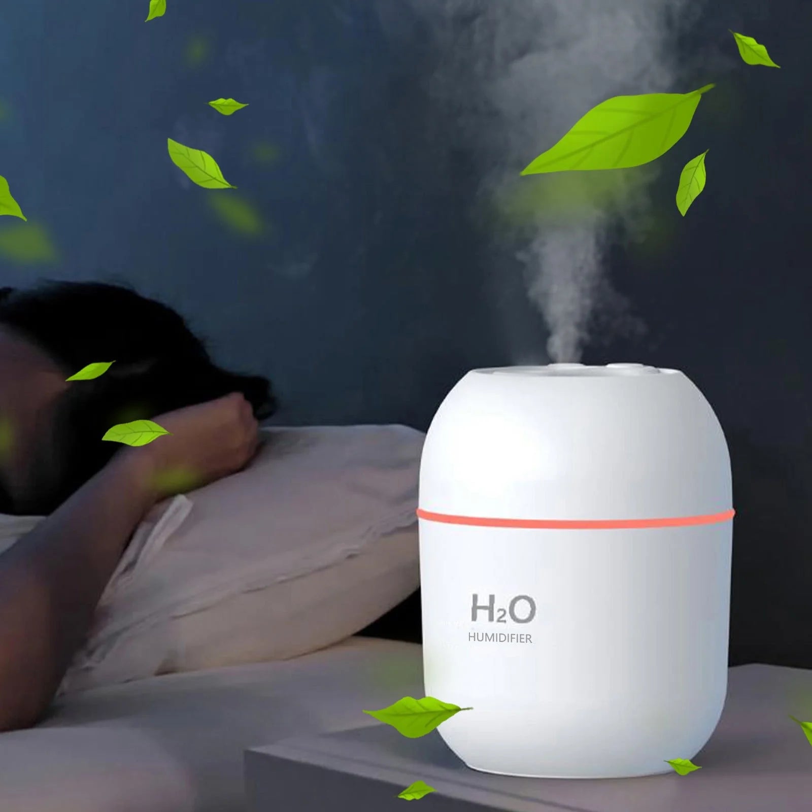 ¡Liquidación! Humidificador Recargable Por Usb Humidificador Para Hogar Oficina Escritorio Humidificador Dormitorio Medidor De Hidratación Humidificador Portátil
