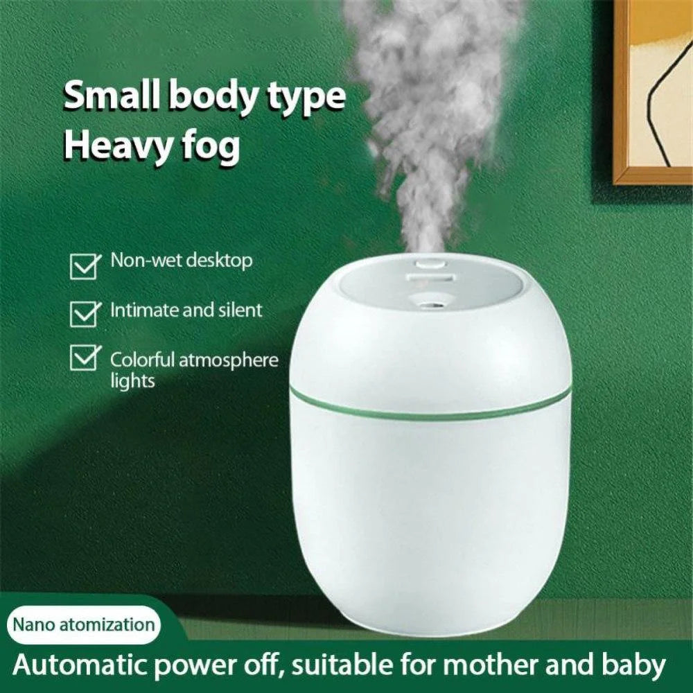 Humidificador Ultrasónico De Niebla Cálida Y Fría Con Luces LED - Humidificadores De Aire Para Dormitorio / Vaporizador Para Dormitorio De Bebés Y Niños, Humidificador De Aroma Para Habitaciones Grandes