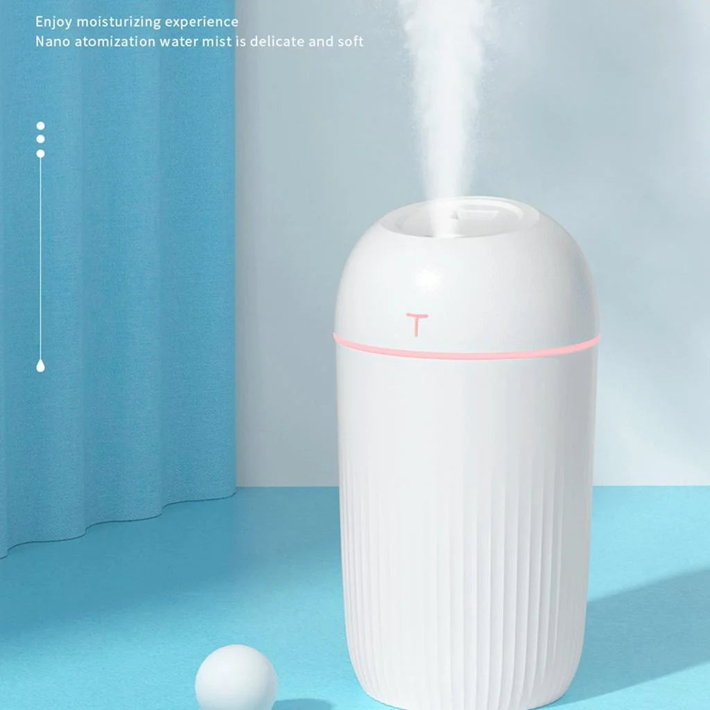 Humidificador De Niebla Fría: Humidificadores Para Dormitorio, Bebé Y Hogar, Humidificador De Aire, Ajustable, Blanco